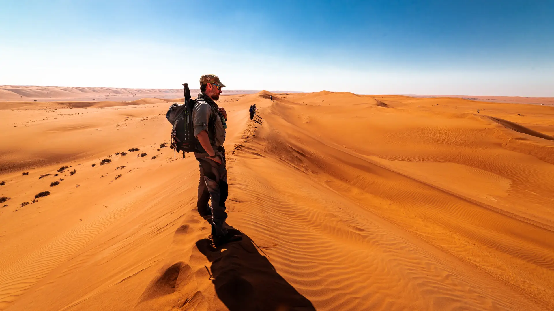 Solider in the desert